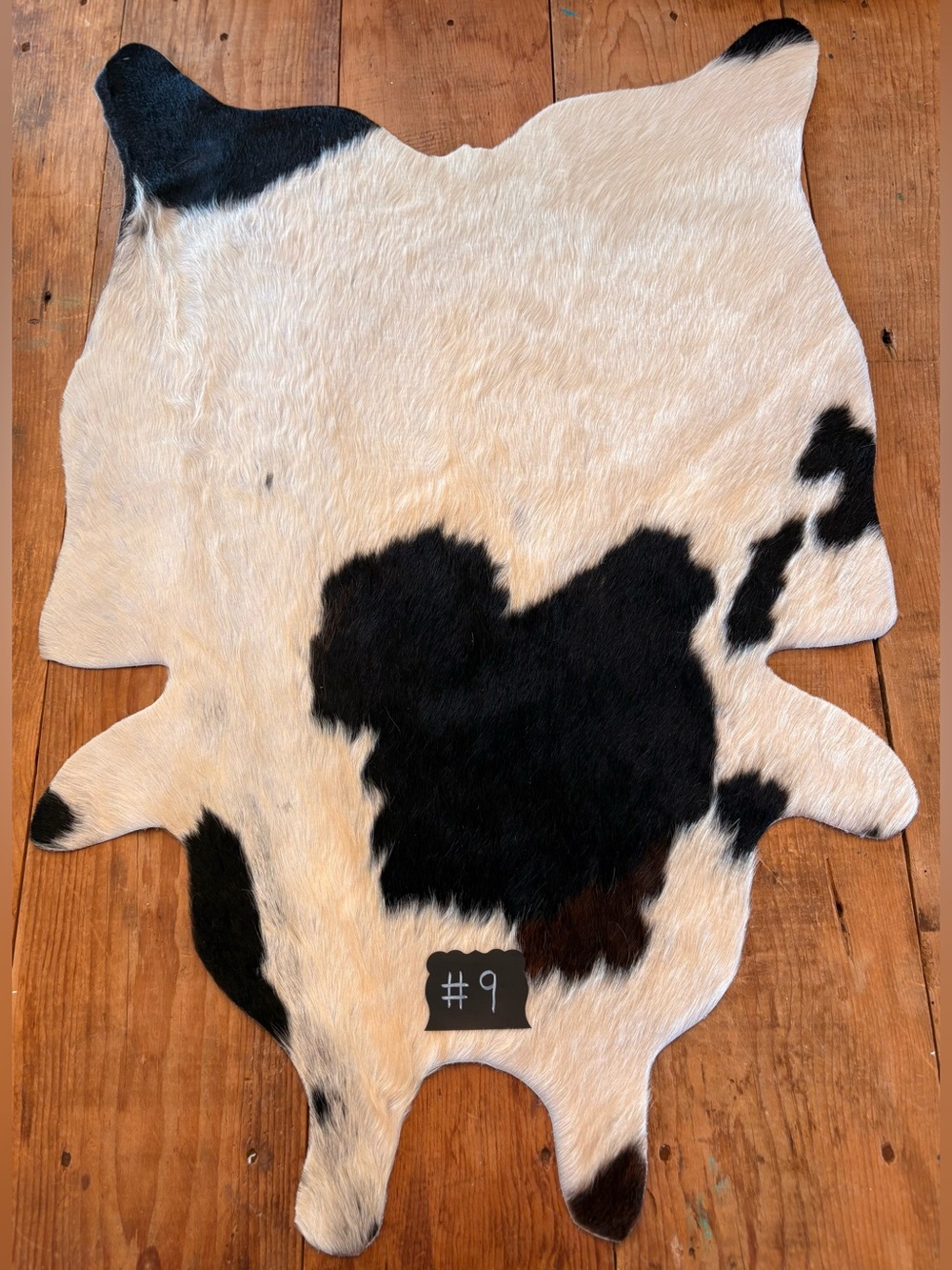 Authentic mini Cowhide Accent Rug